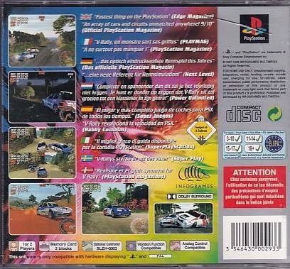V-Rally Championship Edition Platinum - PS1 (B Grade) (Genbrug)